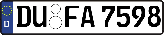 DU-FA7598