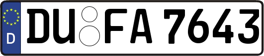 DU-FA7643