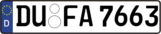 DU-FA7663