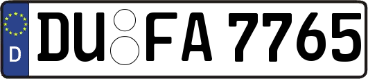 DU-FA7765
