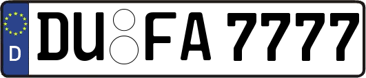 DU-FA7777