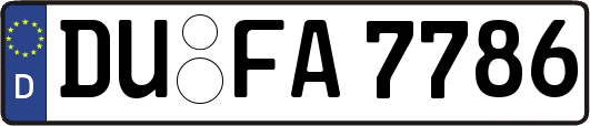 DU-FA7786