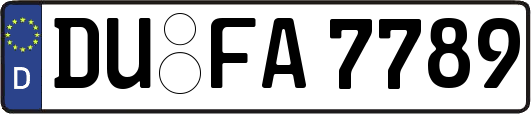 DU-FA7789