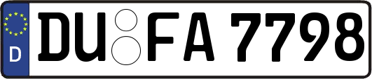 DU-FA7798