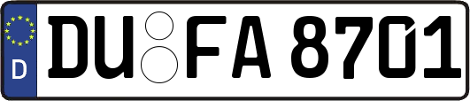 DU-FA8701