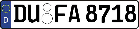 DU-FA8718