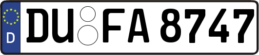 DU-FA8747
