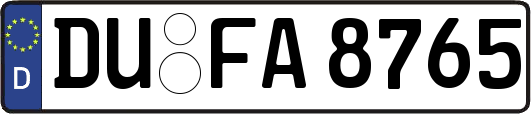 DU-FA8765
