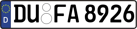 DU-FA8926