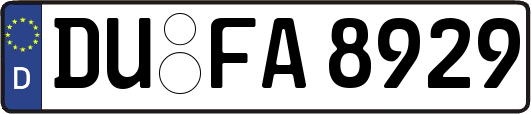 DU-FA8929