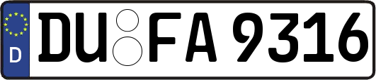 DU-FA9316