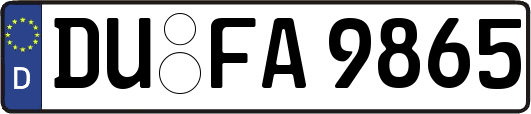 DU-FA9865