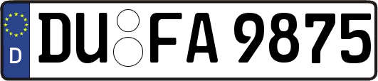 DU-FA9875