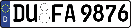DU-FA9876