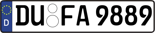 DU-FA9889