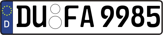 DU-FA9985
