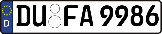 DU-FA9986