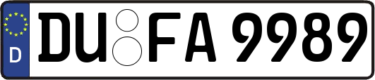 DU-FA9989
