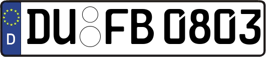 DU-FB0803