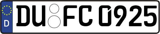 DU-FC0925