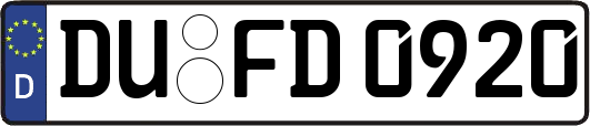 DU-FD0920