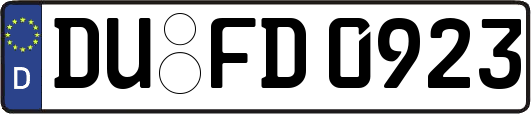 DU-FD0923