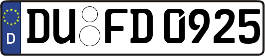 DU-FD0925
