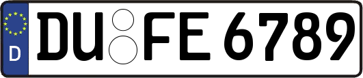DU-FE6789