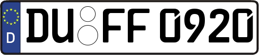 DU-FF0920