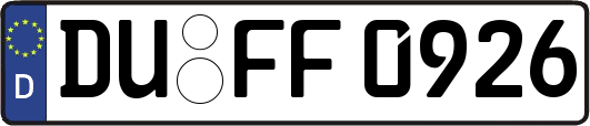 DU-FF0926