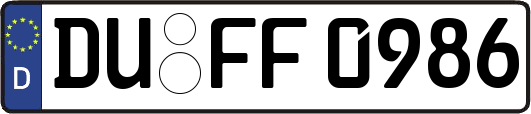 DU-FF0986