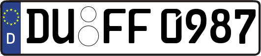 DU-FF0987