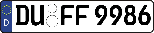 DU-FF9986