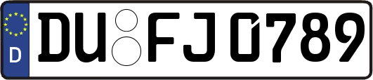 DU-FJ0789
