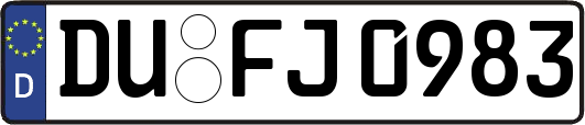 DU-FJ0983