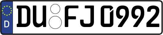 DU-FJ0992