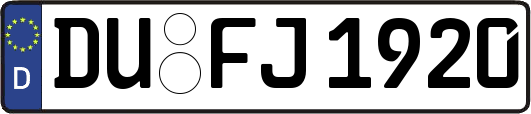 DU-FJ1920