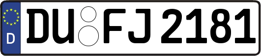 DU-FJ2181