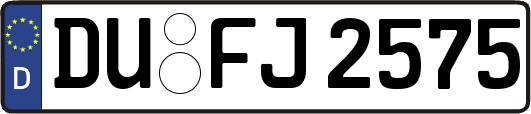 DU-FJ2575