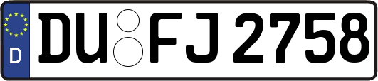 DU-FJ2758