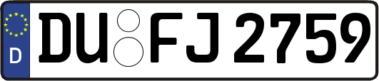 DU-FJ2759