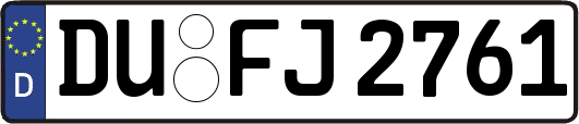 DU-FJ2761