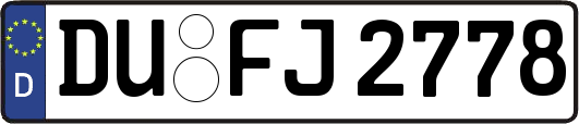 DU-FJ2778