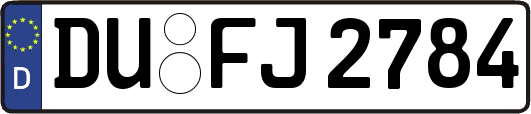 DU-FJ2784