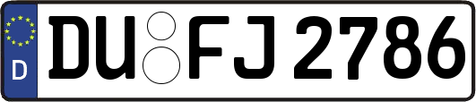DU-FJ2786