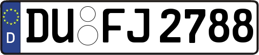 DU-FJ2788