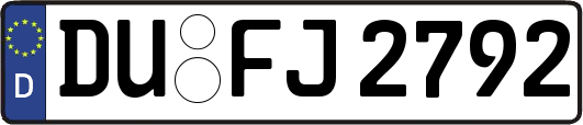 DU-FJ2792