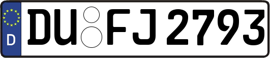 DU-FJ2793