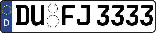 DU-FJ3333