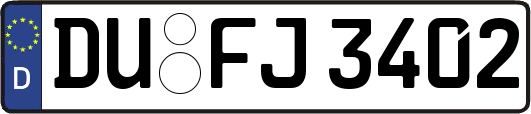 DU-FJ3402